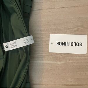 Gold Hinge pleated 15 in Tennis skirt Sea Green